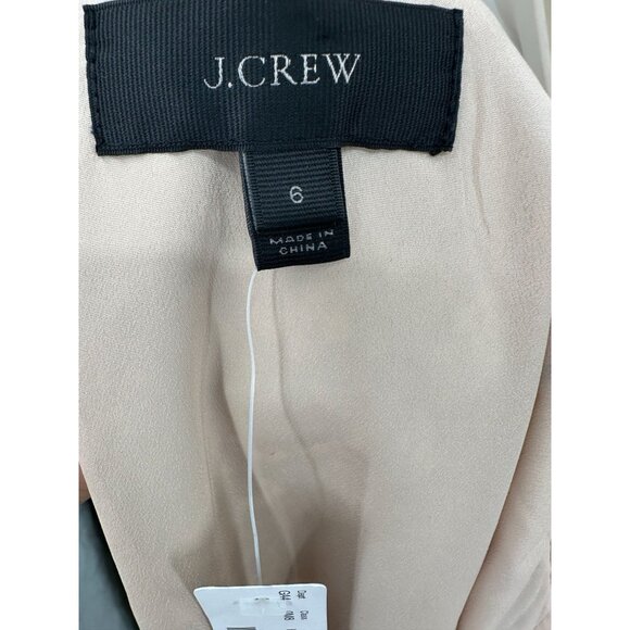 J.Crew Off-Shoulder Lace Dress Black & Nude Wedding Guest Cocktail $228 Size 6 - Picture 7 of 9